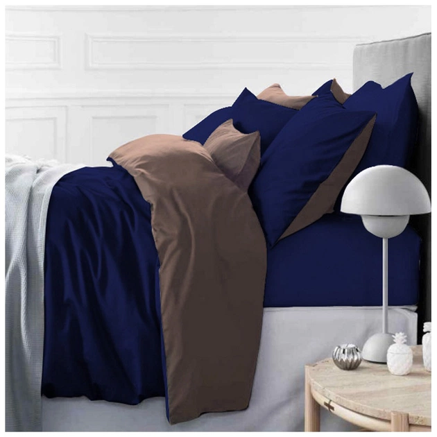 Постільна білизна MirSon King Size Сатин Premium 0211+4052 Azure 220х240 (2200001169623) - зображення 1