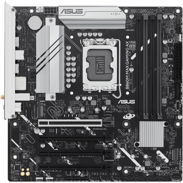 Материнська плата ASUS B860M MAX GAMING AX - зображення 1