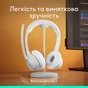 Навушники Logitech Zone 300 Bluetooth Off-White (981-001417) - зменшене зображення 8
