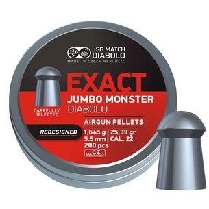 Пульки JSB Exact Monster Redesigned 5,52 мм 1,645 г (200 шт/уп) (546388-200) зображення 1