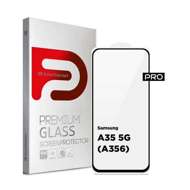 Скло захисне Armorstandart Pro Samsung A35 5G (A356) Black (ARM74347) - зображення 1