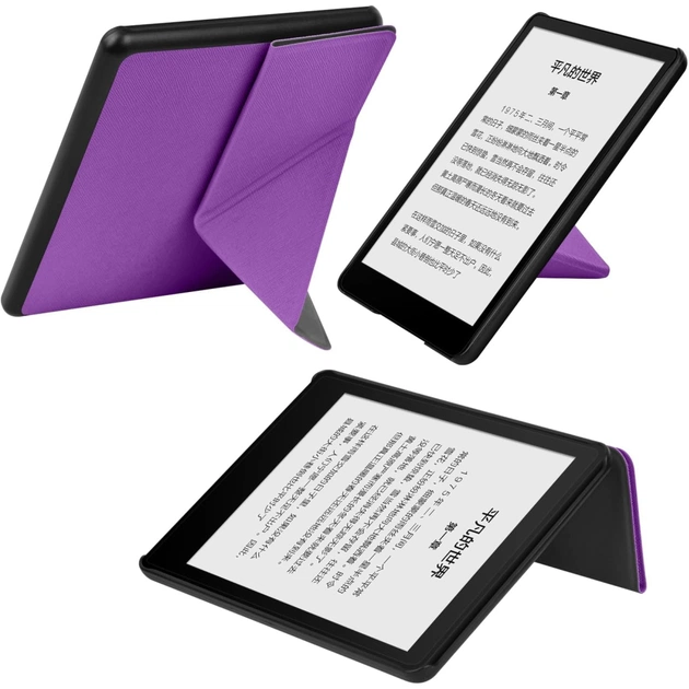 Чохол до електронної книги BeCover Ultra Slim Origami Amazon Kindle Paperwhite 12th Gen. 2024 7"/Colorsoft (2024) Purple (712840) - picture 7