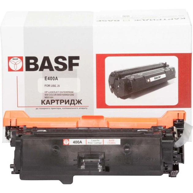 Картридж BASF HP LJ Enterprise 500 Color M551n/dn/xh/CE400A Black (KT-CE400A) - изображение 1