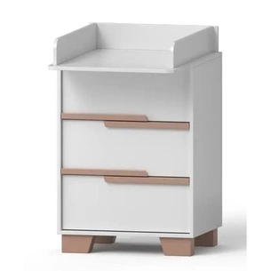 Комод-пеленатор Angelo Loft 60 см біло-мокко 60х51х90 (19025) зображення 1