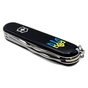 Ніж Victorinox Spartan Ukraine 91 мм Чорний Тризуб синьо-жовтий (1.3603.3_T0016u) - уменьшенное изображение 6