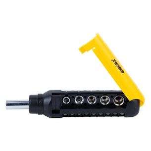 Набір викруток Sigma з реверсом + насадки торцеві та біти 1/4" 13шт CrV (4001931) зображення 1