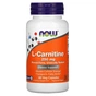Вітамін Now Foods L-Карнітин, 250 мг, L-Carnitine, 60 вегетаріанських капсул (NF0062) - уменьшенное изображение 1