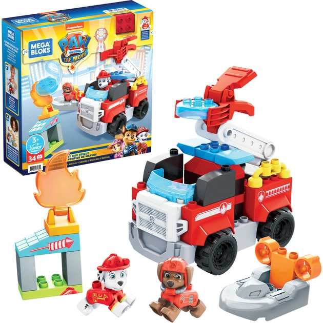 Конструктор Mega Bloks Щенячий патруль Пожежна машина Маршала (GYJ01) - изображение 1