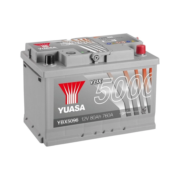 Аккумулятор автомобильный Yuasa 12V 80Ah Silver High Performance Battery (YBX5096) - изображение 1