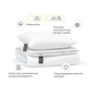 Ковдра MirSon Набір 3M Thinsulate всесезонний №1663 Eco Light White + подушка (2200002657211) - зменшене зображення 2