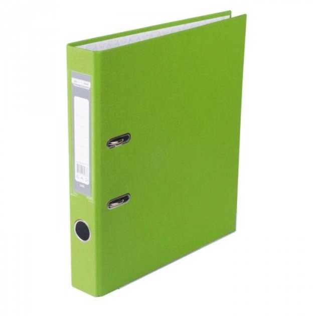 Папка - регистратор Buromax А4, 70мм, JOBMAX PP, light green, built-up (BM.3011-15c) - изображение 1