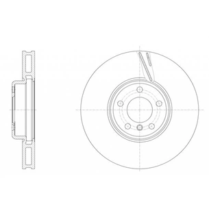 Гальмівний диск REMSA 61552.11 зображення 1