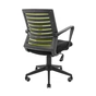 Офісне крісло Richman Флеш Ю Пластик М-1 (Tilt) Сітка чорна + зелена (ADD0003068) - зменшене зображення 4