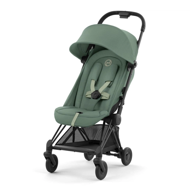 Коляска Cybex Coya Matt Black Leaf Green (522004355) - зображення 1