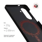 Чехол для мобильного телефона Armorstandart BlackIcon Aramid Twill MagCase Samsung S26 Plus Black (ARM90146) - уменьшенное изображение 3