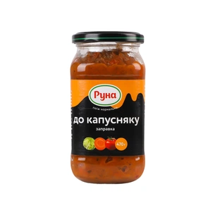 Соус Руна Заправка к капустнику 470 г (4820015949851) изображение 1