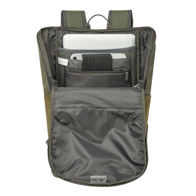 Рюкзак для ноутбука RivaCase 15.6" 7856 Eden, Olive green, 20L (7856Olivegreen) - picture 7