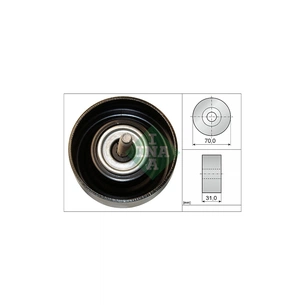 Ролик натягувача ременя INA 532 0614 10 зображення 1