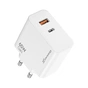 Зарядное устройство Grand-X GaN 1xUSB-C + 1xUSB 65W PD3.0 QC4.0 AFC SCP FCP white (CH-960W) - уменьшенное изображение 2