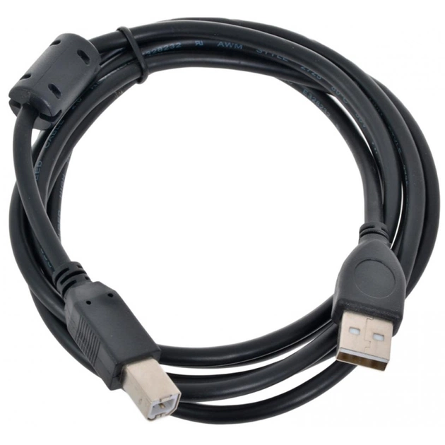 Кабель для принтера USB 2.0 AM/BM 1.8m Maxxter (UF-AMBM-6) - изображение 1