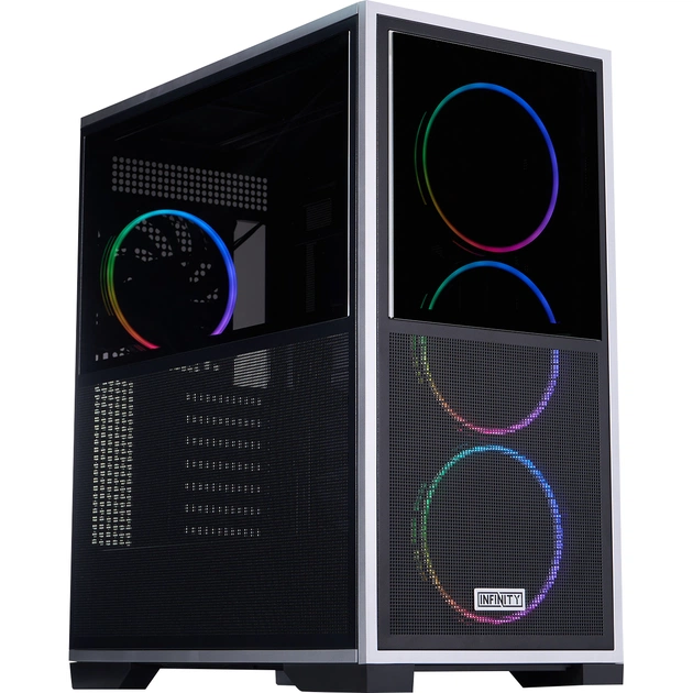 Корпус 1stPlayer IF8-BK-4FO7-14 Black - picture 1