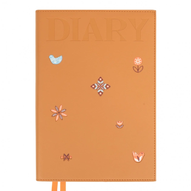 Еженедельник Leo planner Amber A5 business notebook, undated, soft cover, terracotta, 320 pages (252771) - изображение 1