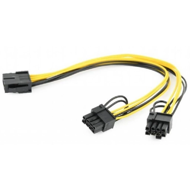 Кабель живлення PCI Express 8pin to 2xPCI Express 6+2pin Cablexpert (CC-PSU-85) - изображение 1
