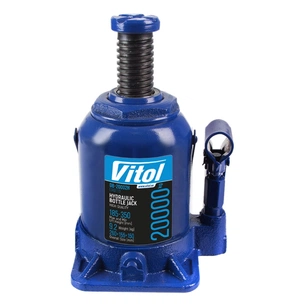Домкрат Vitol DB-20002H/JX0111, телескопический, гидравлический, 20т, min 185мм, max 350мм (DB-20002H / JX0111) изображение 1