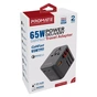Зарядний пристрій Promate tripmate-gan65.black - зменшене зображення 2