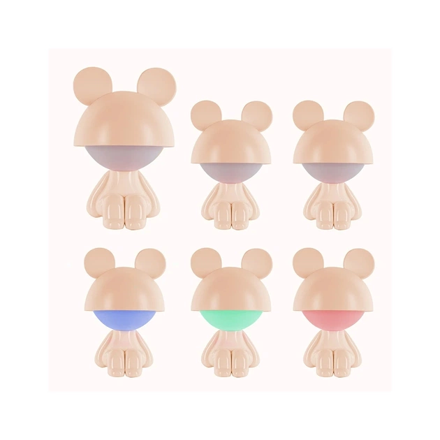 Нічник Kite Світильник LED з акумулятором Cute Mouse, персиковий (K25-316-2-4) - picture 4