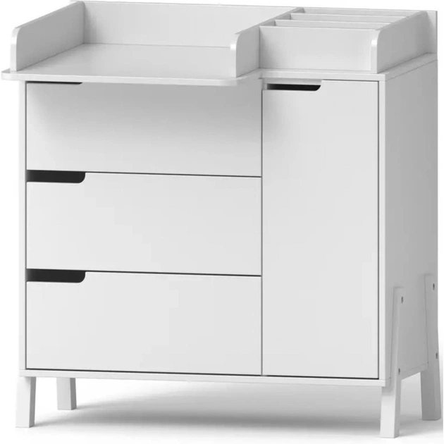 Комод-пеленатор Angelo Магія Плюс (з органайзером) білий 90х51х90 (19035) - picture 2