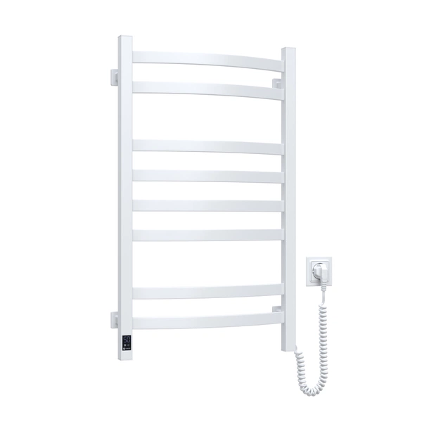 Сушарка для рушників Navin Avalon, 800х480 , таймер-регулятор, сталь, білий, праве підключення (12-103053-4880) - зображення 5