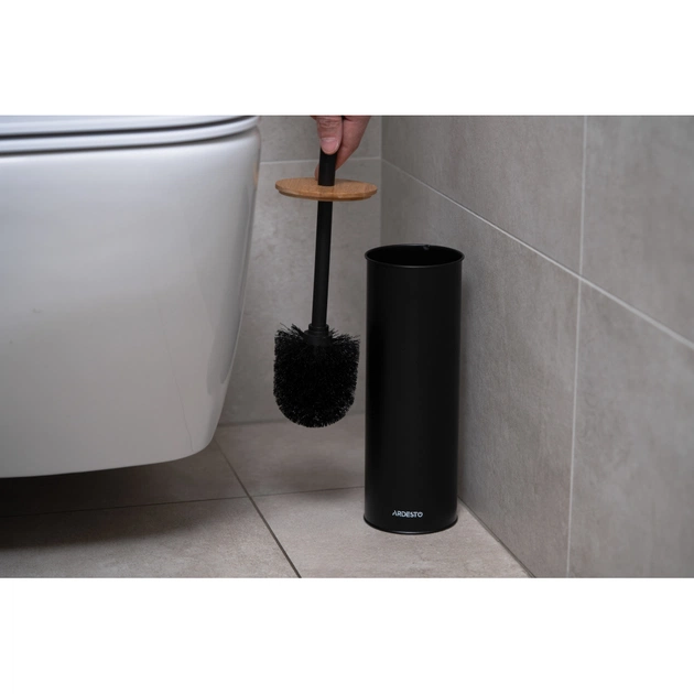 Йоржик для унітазу Ardesto Minimalism Чорний (ARHB3503BB) - picture 5