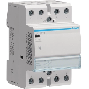 Автоматичний вимикач Hager 63 A 230V 4NO 3P (B) (ESC463S) picture 1