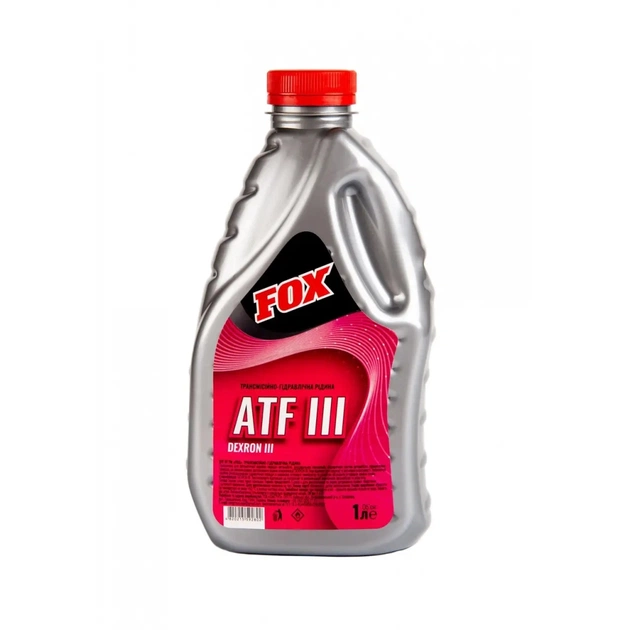 Трансмісійна олива Fox ATF DIII 1л ПЕТ - изображение 1