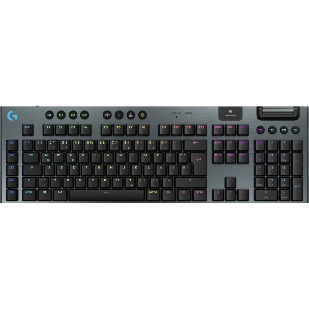 Клавіатура Logitech G915 X Lightspeed Switch-Clicky Wireless/Bluetooth/USB UA Black (920-012709) - зображення 1
