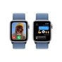 Смарт-годинник Apple Watch SE 2023 GPS 40mm Silver Aluminium Case with Winter Blue Sport Loop (MRE33QP/A) - зменшене зображення 4