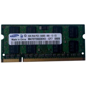 Модуль пам'яті для ноутбука SoDIMM DDR2 2GB 800 MHz Samsung (M470T5663EH3-CF7) зображення 1