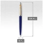 Ручка кулькова Parker JOTTER 17 Originals Navy Blue GT BP (79 232) - зменшене зображення 2
