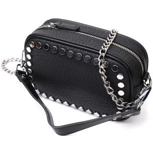 Сумка Vintage З натуральної шкіри Чорна (22333) зображення 1