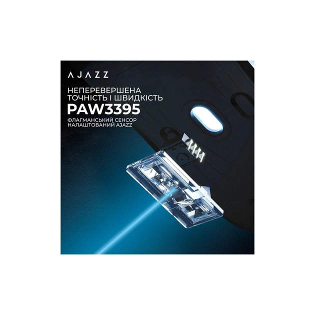 Мишка Ajazz AJ179PRO Wireless/Bluetooth/USB Charging Dock White (AJ179-PRO-W) - picture 7