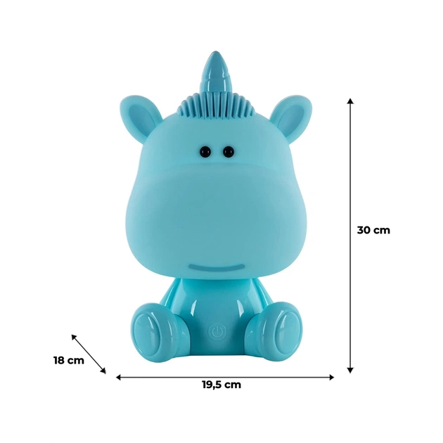 Нічник Kite Світильник LED з акумулятором Unicorn, блакитний (K24-491-1-3) - picture 6
