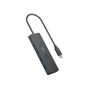 Концентратор USB-C to 4xUSB-A Anker (A8309G11) зображення 1