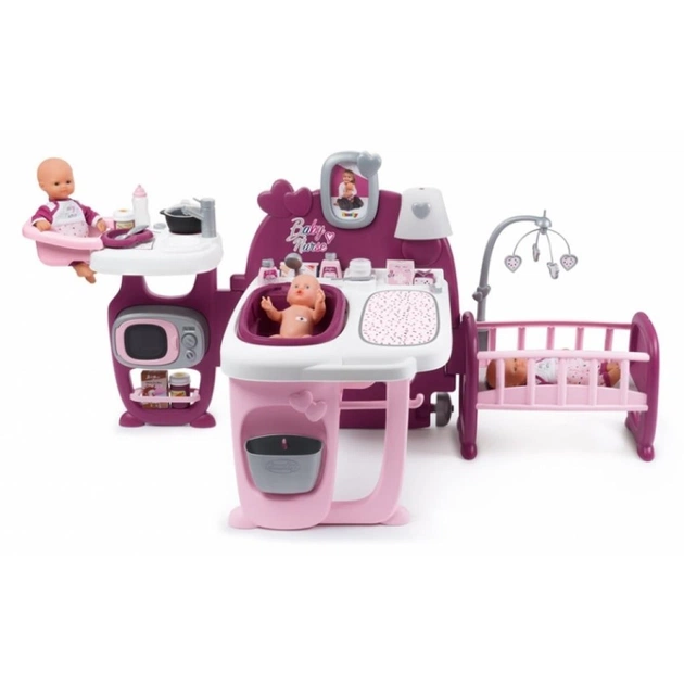 Аксесуар до ляльки Smoby Baby Nurse Прованс кімната малюка з акс. (220349) - изображение 1