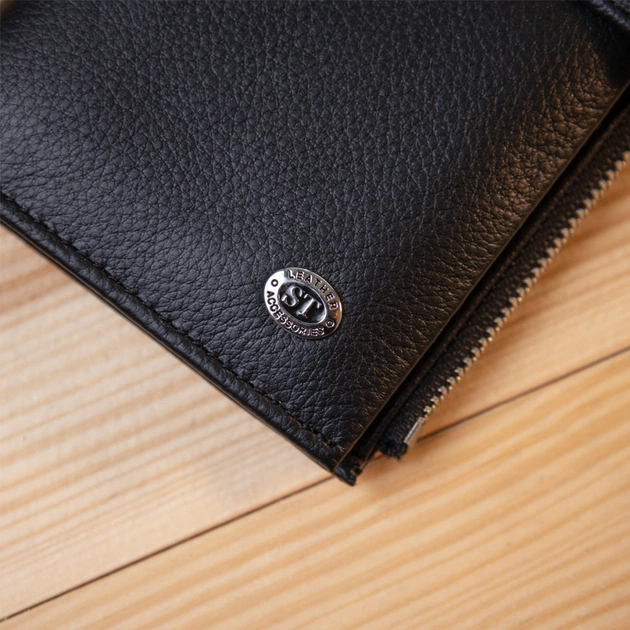 Кошелек ST Leather Черный (19373) - изображение 11