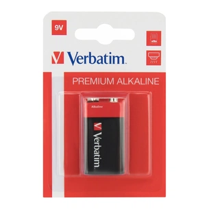 Батарейка Verbatim Крона Alcaline 9V * 1 (49924) зображення 1
