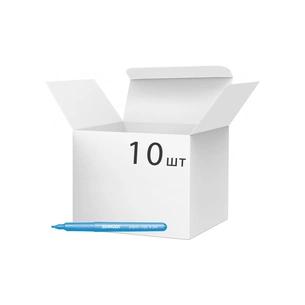 Маркер Stanger текстовий, 1-3 мм синій 10 шт (MARKER-TXT-STPENBL10) зображення 1