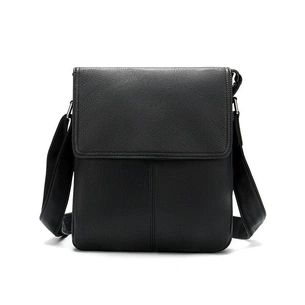 Сумка Vintage Шкіряна Чорна (20015) зображення 1