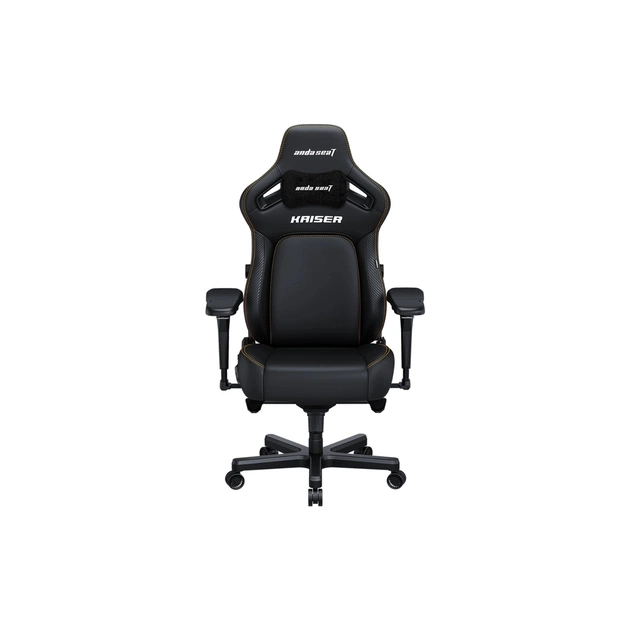 Крісло ігрове Anda Seat Kaiser 4 PVC Size L Black (AD12YDDC-L-20-B-PV/C) - зображення 1