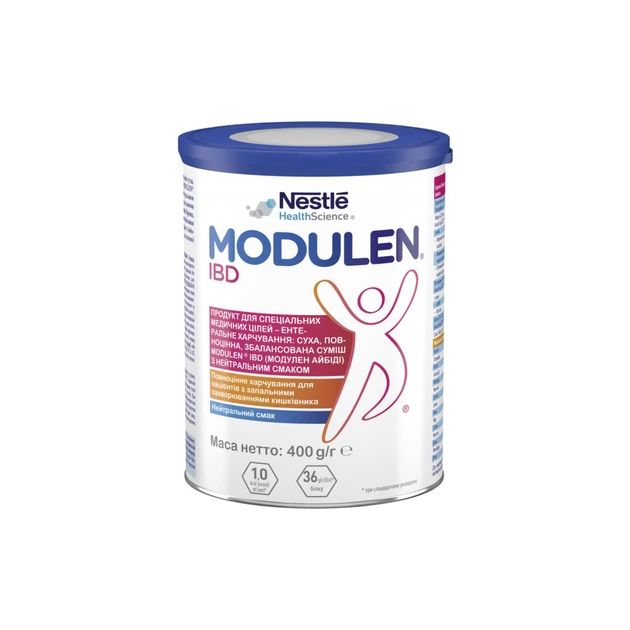 Дитяча суміш Nestle Modulen IBD суха повноцінна збалансована суміш 400 гр (7613038772844) - зображення 1